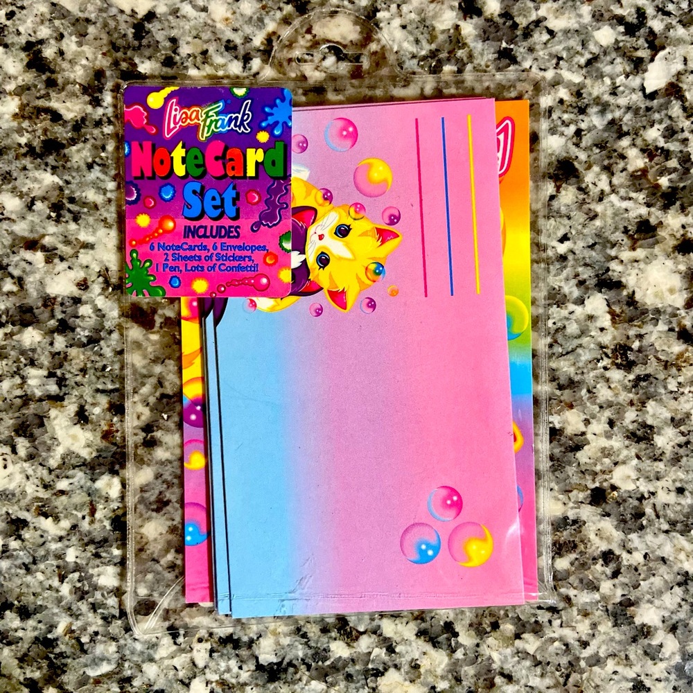 Lisa Frank Vintage stationary - kittens